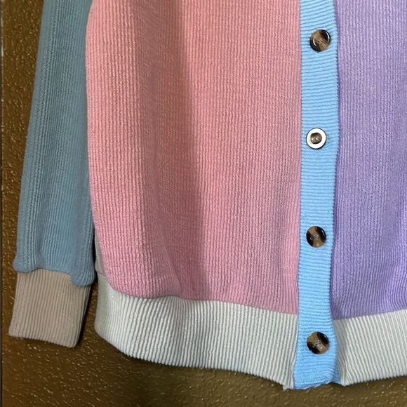 Women’s Cider Color Block Cardigan - Picture 3 of 5